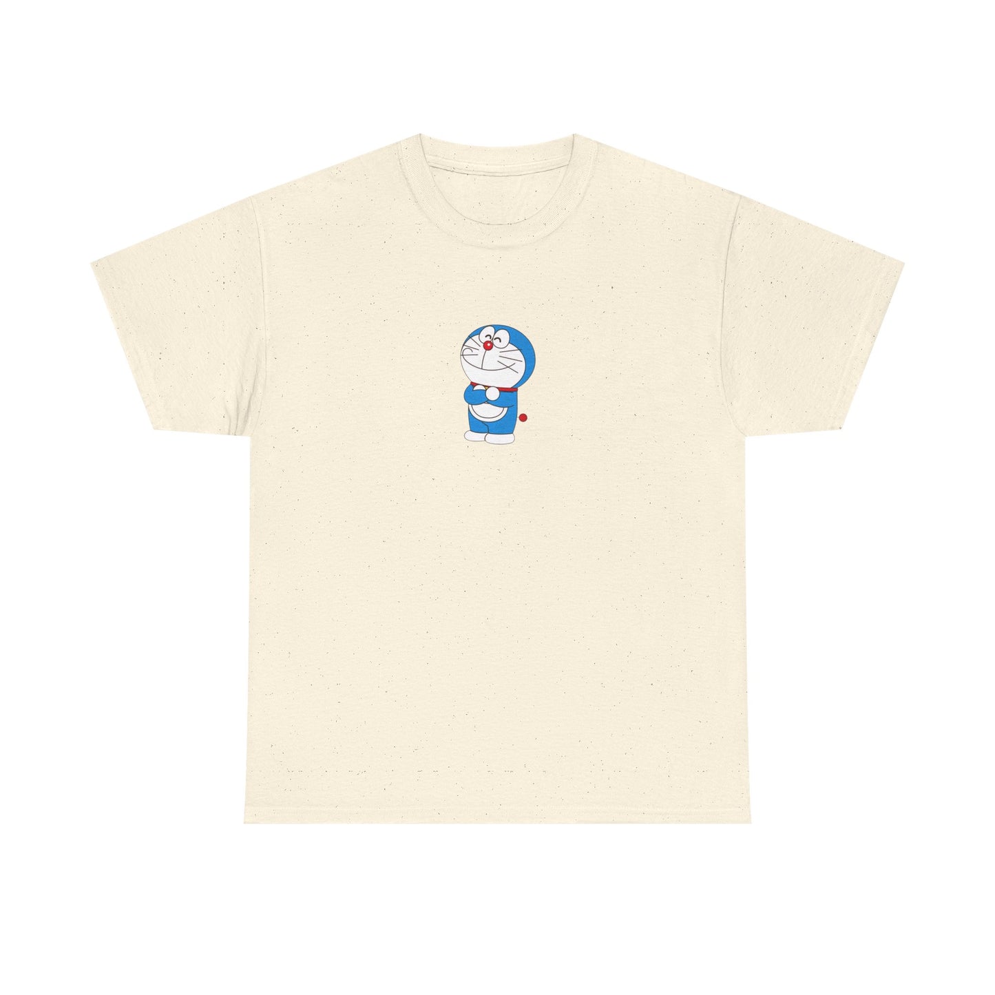 Doraemon Unisex Heavy Cotton Tee - Fun & Comfortable Tee for Anime Lovers