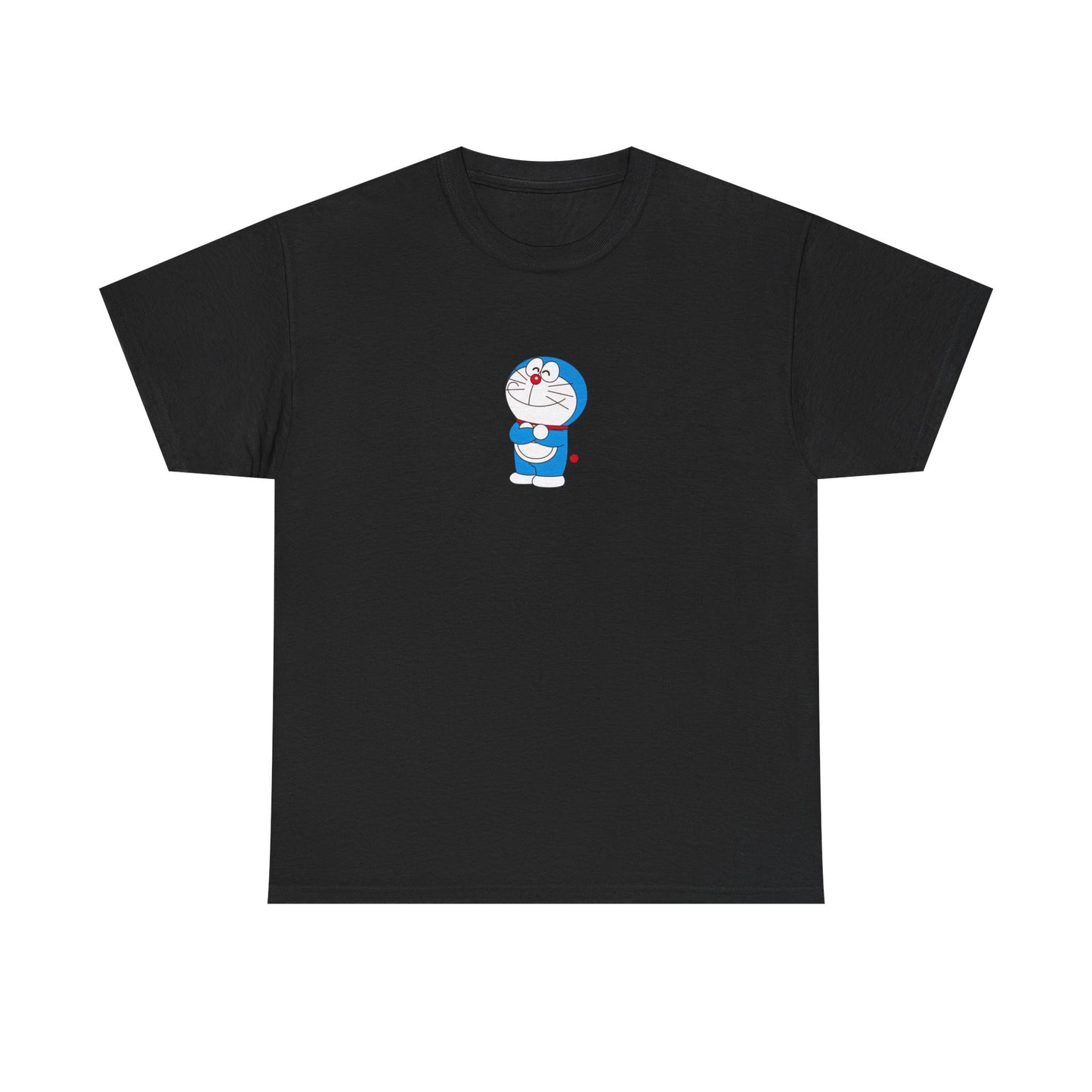 Doraemon Unisex Heavy Cotton Tee - Fun & Comfortable Tee for Anime Lovers