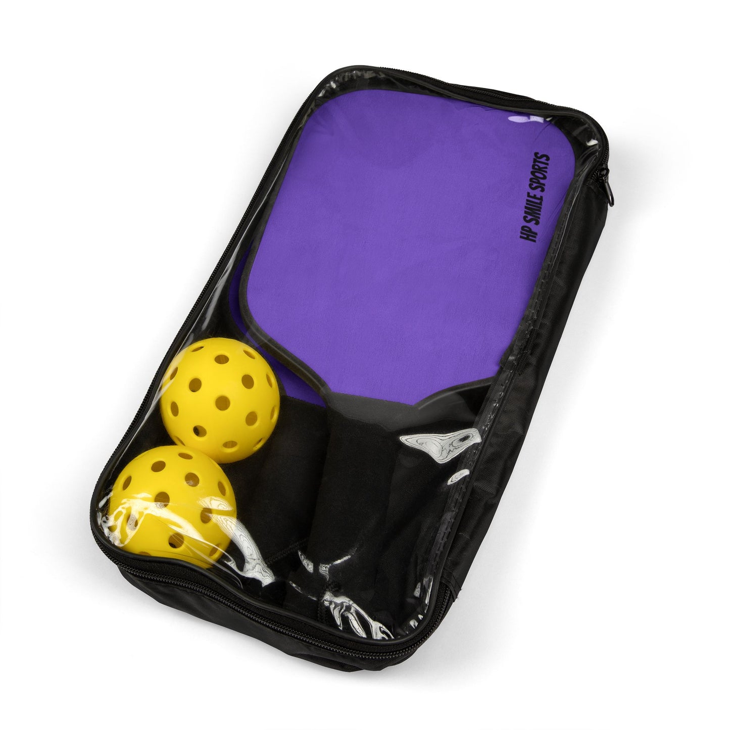 Pickleball Gear Set - Fun Purple Paddles & Balls for Active Play