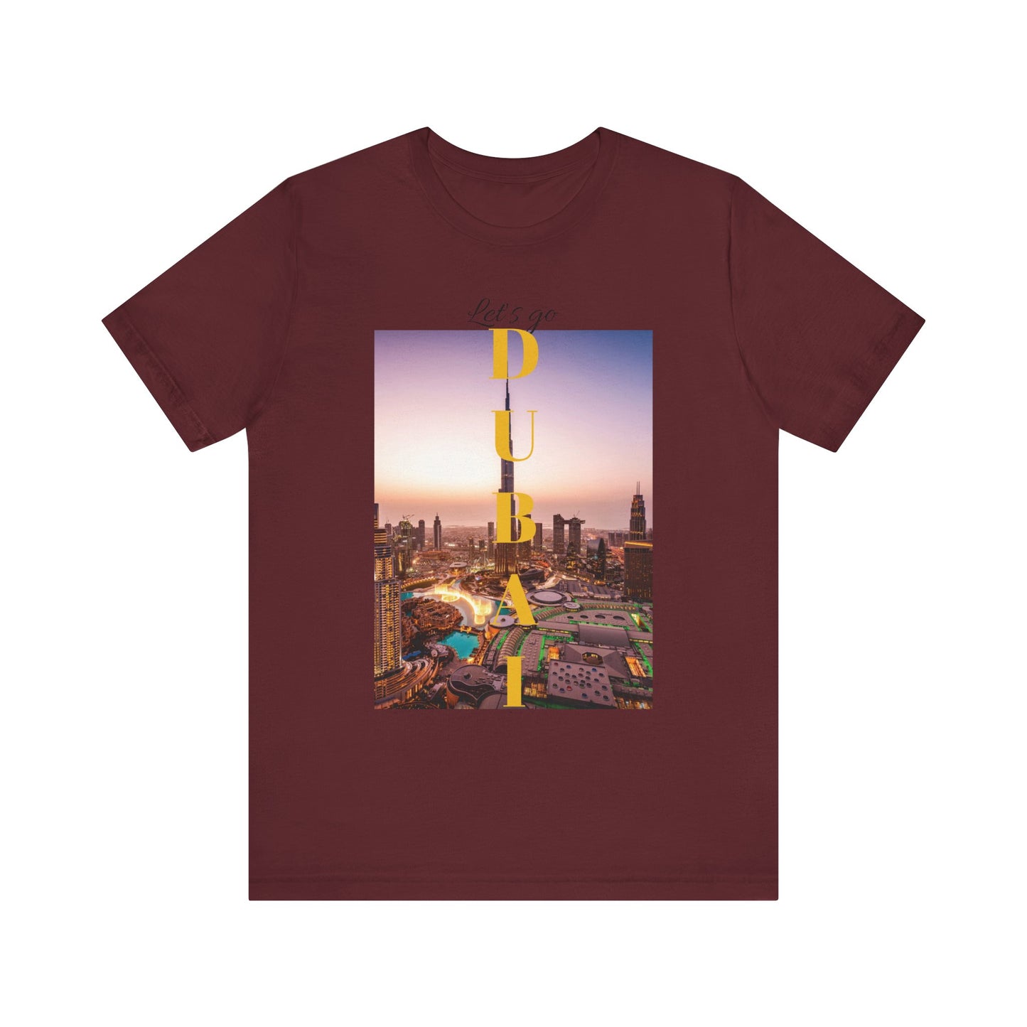 Dubai Print Unisex Jersey Short Sleeve Tee