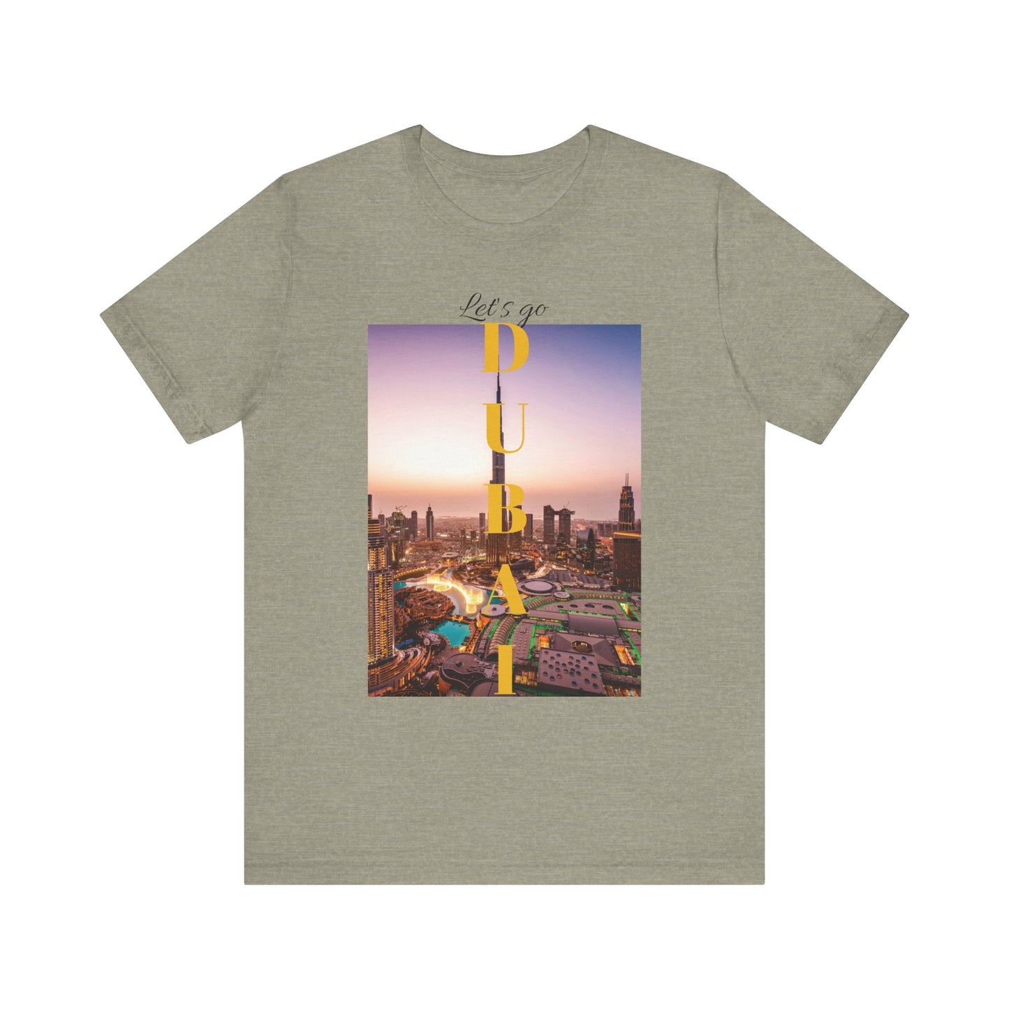 Dubai Print Unisex Jersey Short Sleeve Tee