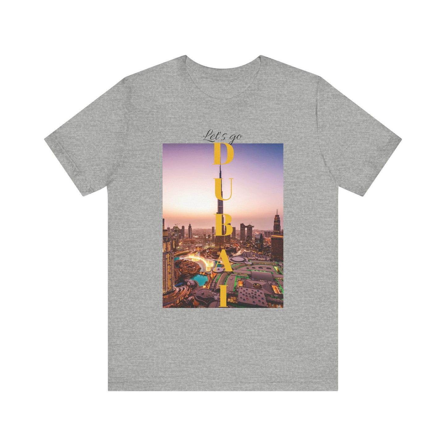 Dubai Print Unisex Jersey Short Sleeve Tee