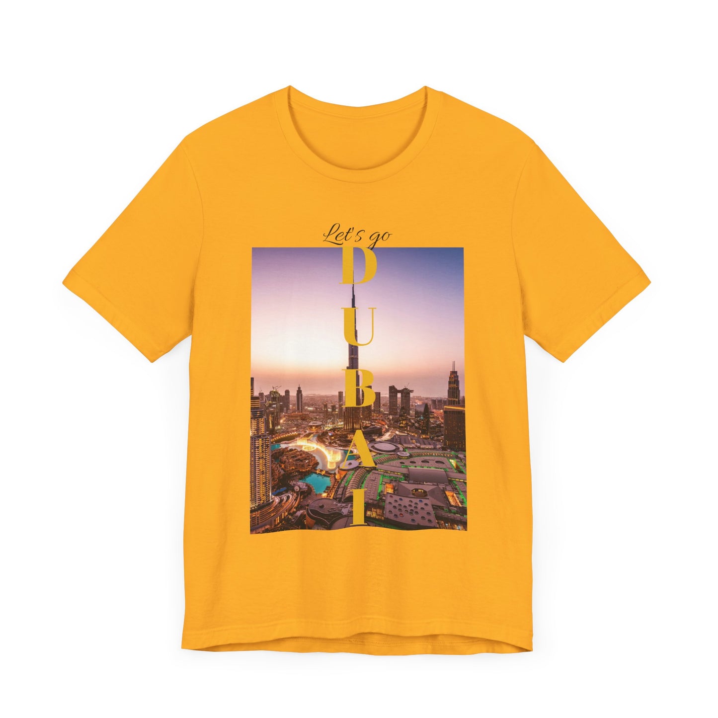 Dubai Print Unisex Jersey Short Sleeve Tee