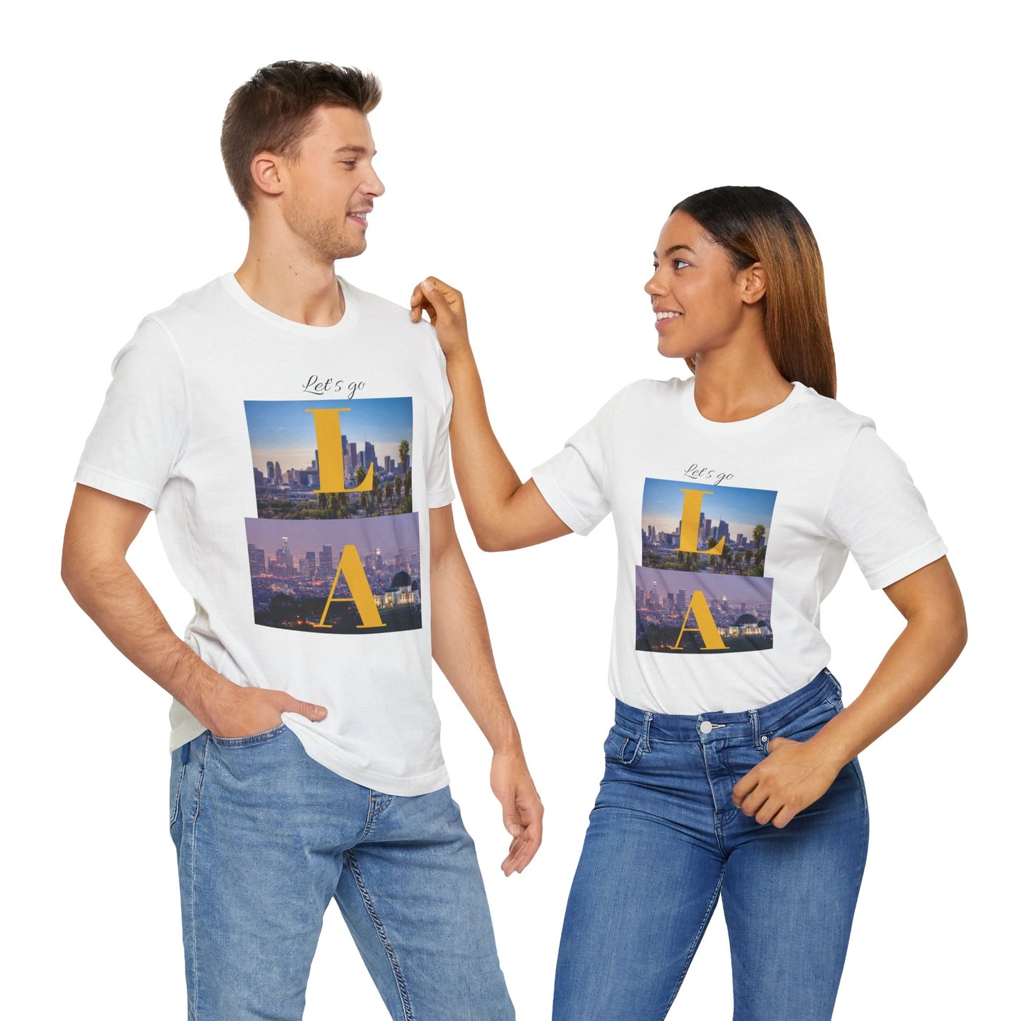 Los Angeles Print Unisex Jersey Short Sleeve Tee