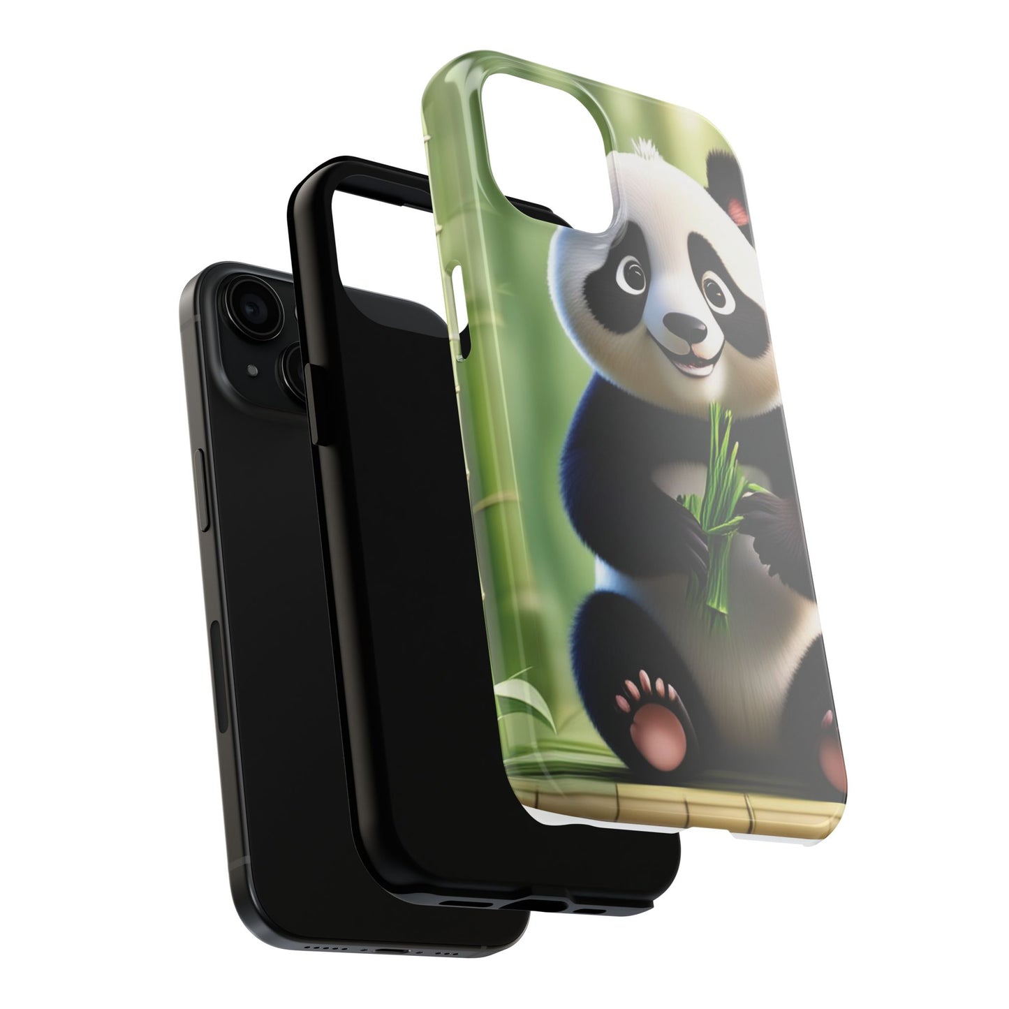 Cute Panda Tough Phone Case - Perfect for Animal Lovers