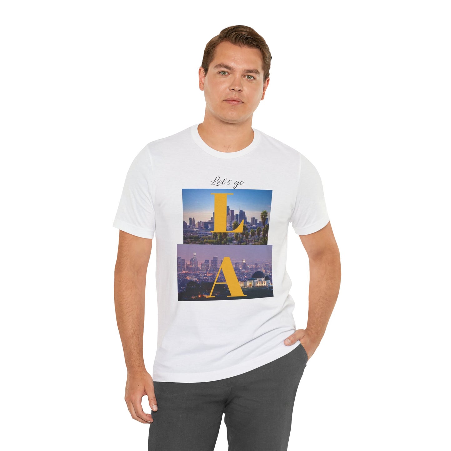 Los Angeles Print Unisex Jersey Short Sleeve Tee