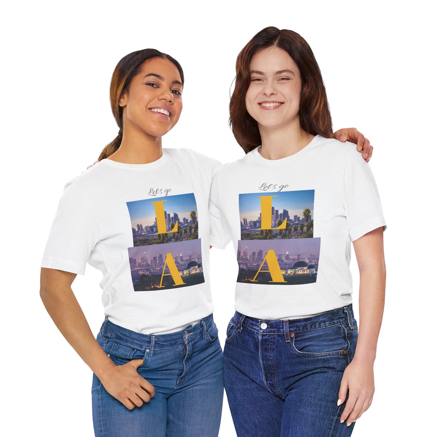 Los Angeles Print Unisex Jersey Short Sleeve Tee