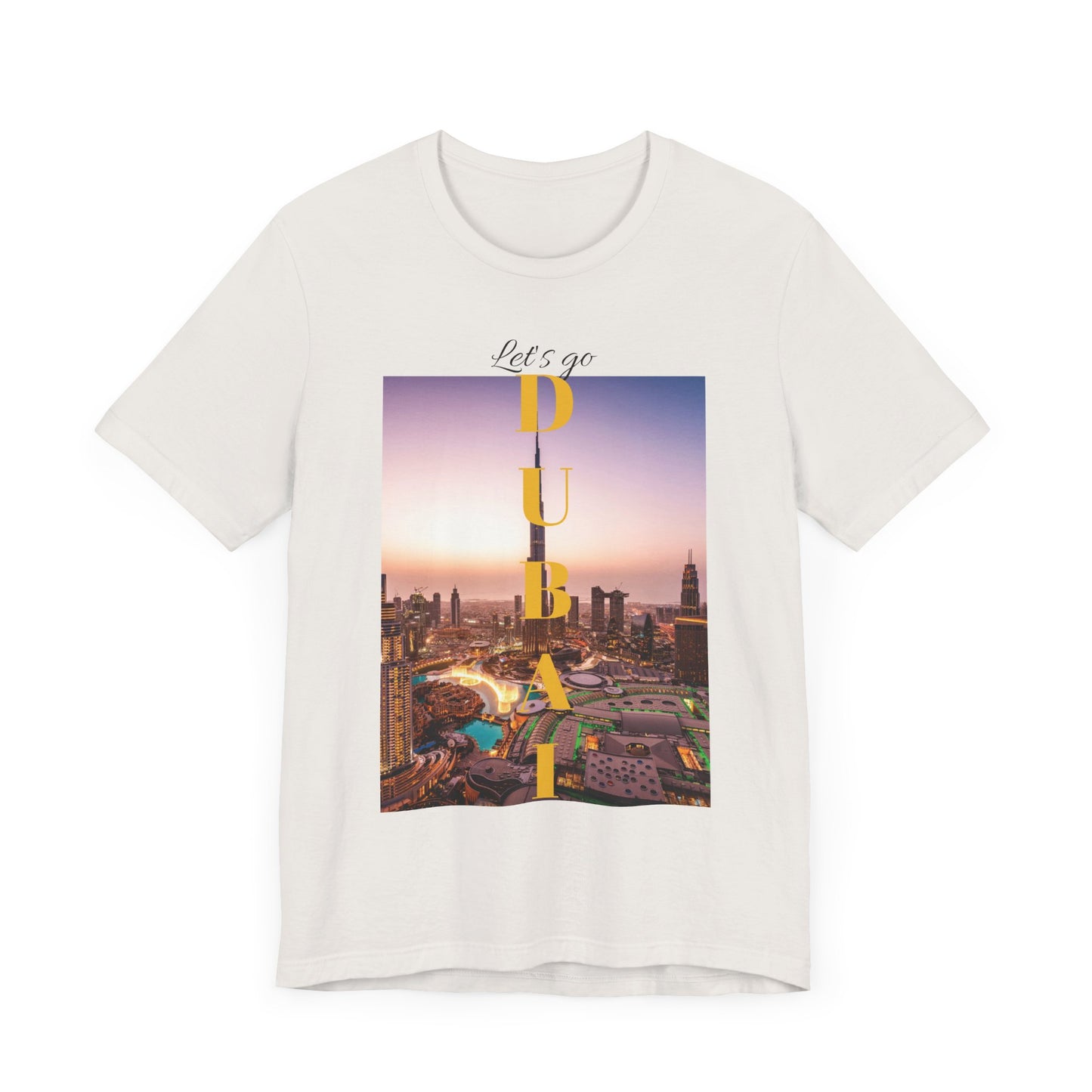 Dubai Print Unisex Jersey Short Sleeve Tee