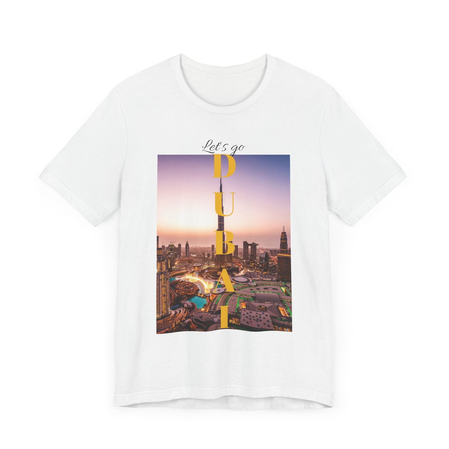 Dubai Print Unisex Jersey Short Sleeve Tee