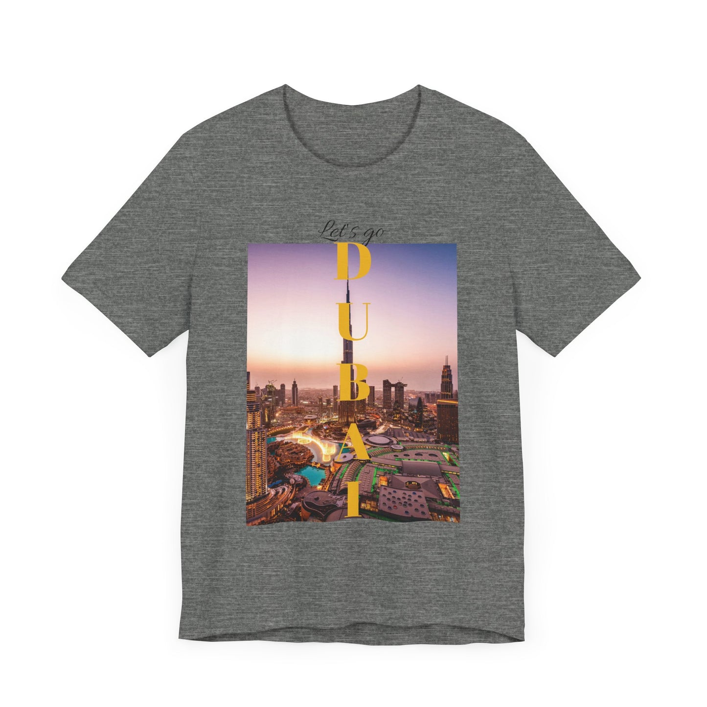 Dubai Print Unisex Jersey Short Sleeve Tee