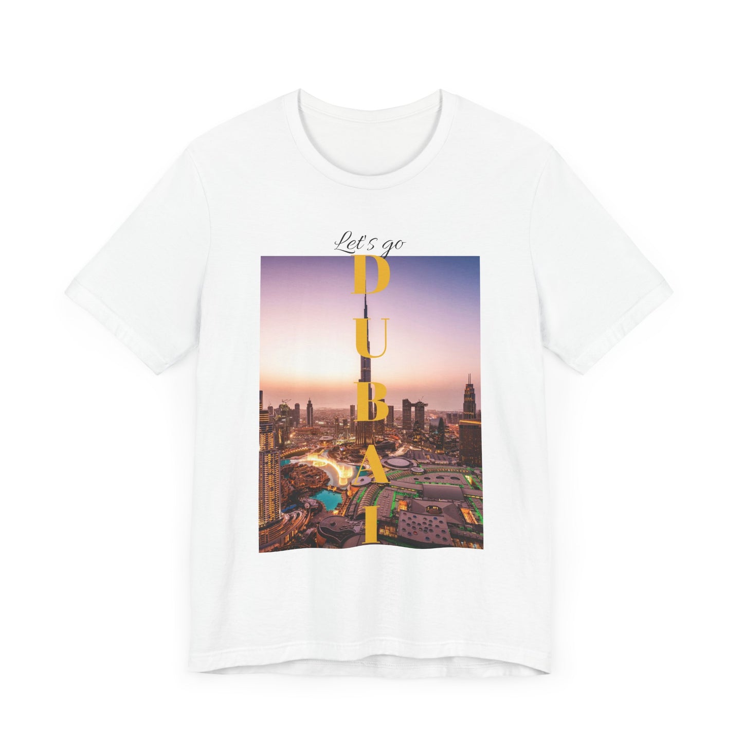 Dubai Print Unisex Jersey Short Sleeve Tee