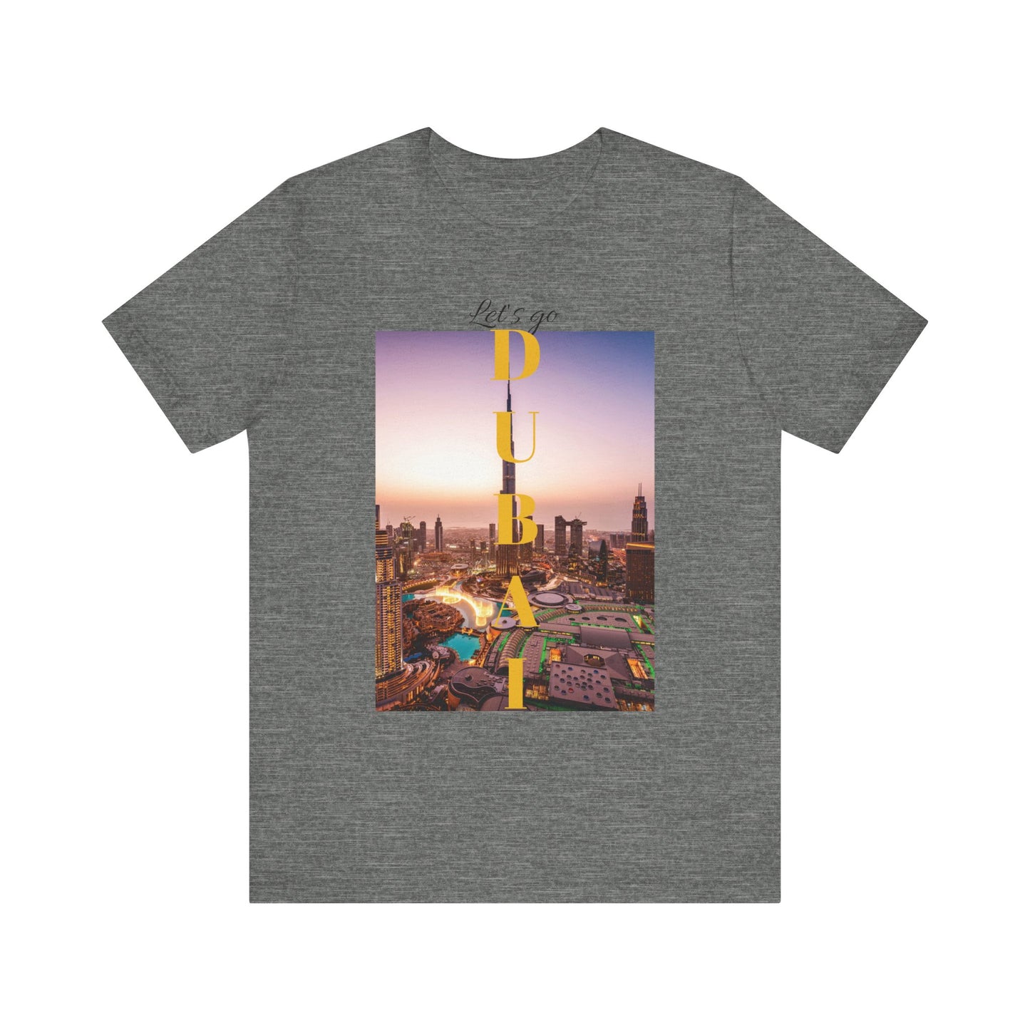 Dubai Print Unisex Jersey Short Sleeve Tee