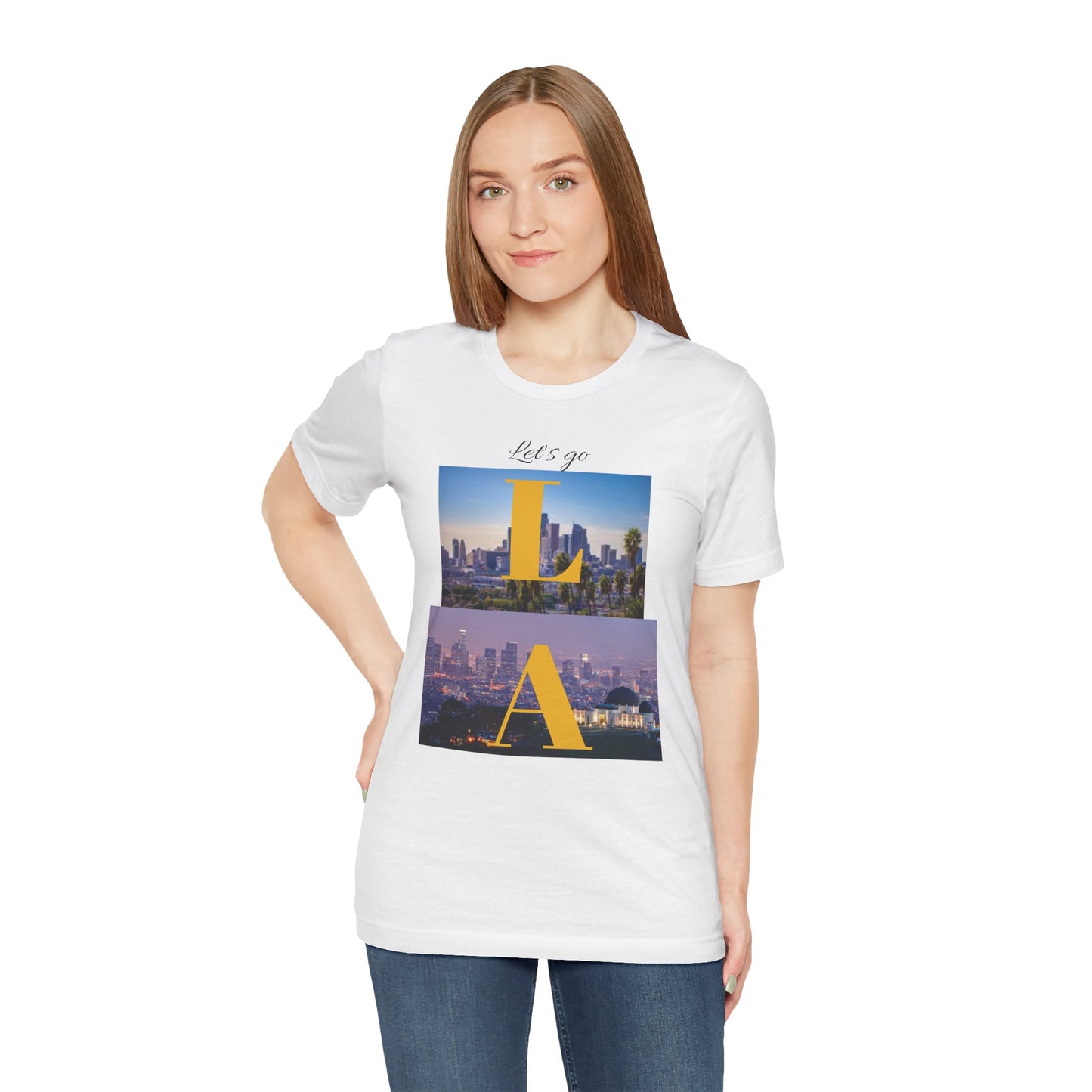 Los Angeles Print Unisex Jersey Short Sleeve Tee