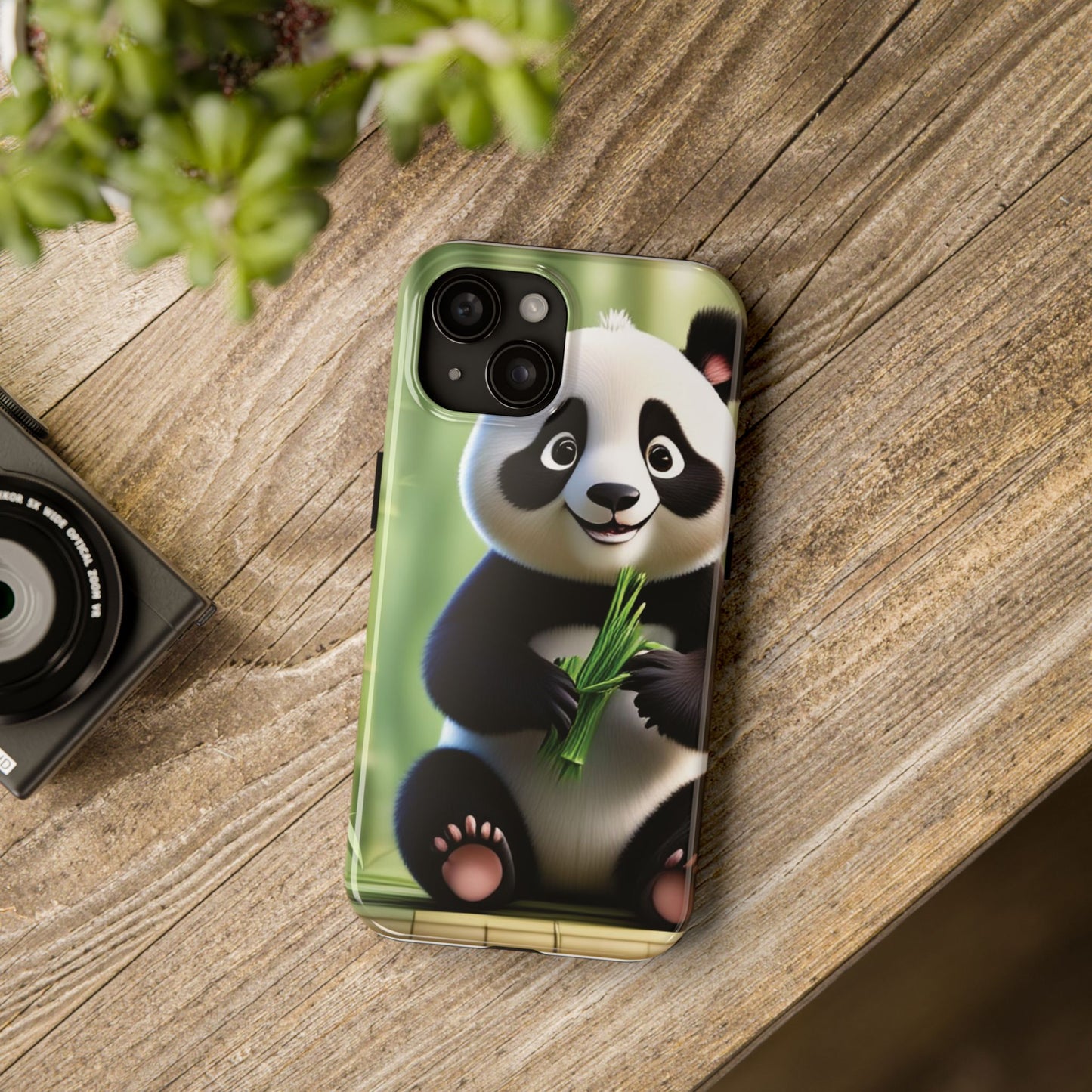 Cute Panda Tough Phone Case - Perfect for Animal Lovers