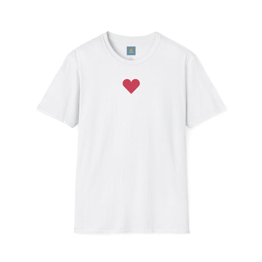 Heart Unisex Softstyle T-Shirt | Casual Love Tee