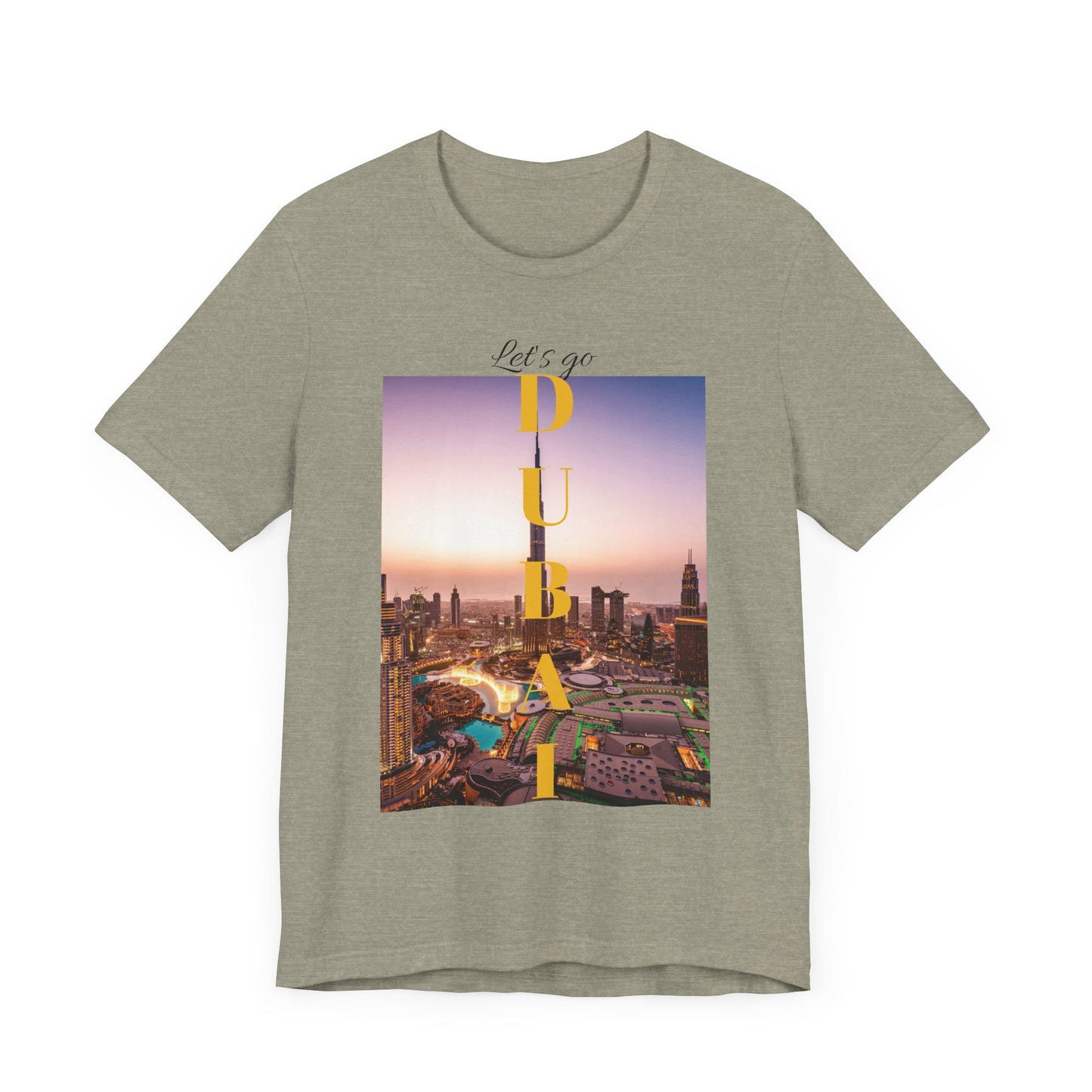 Dubai Print Unisex Jersey Short Sleeve Tee