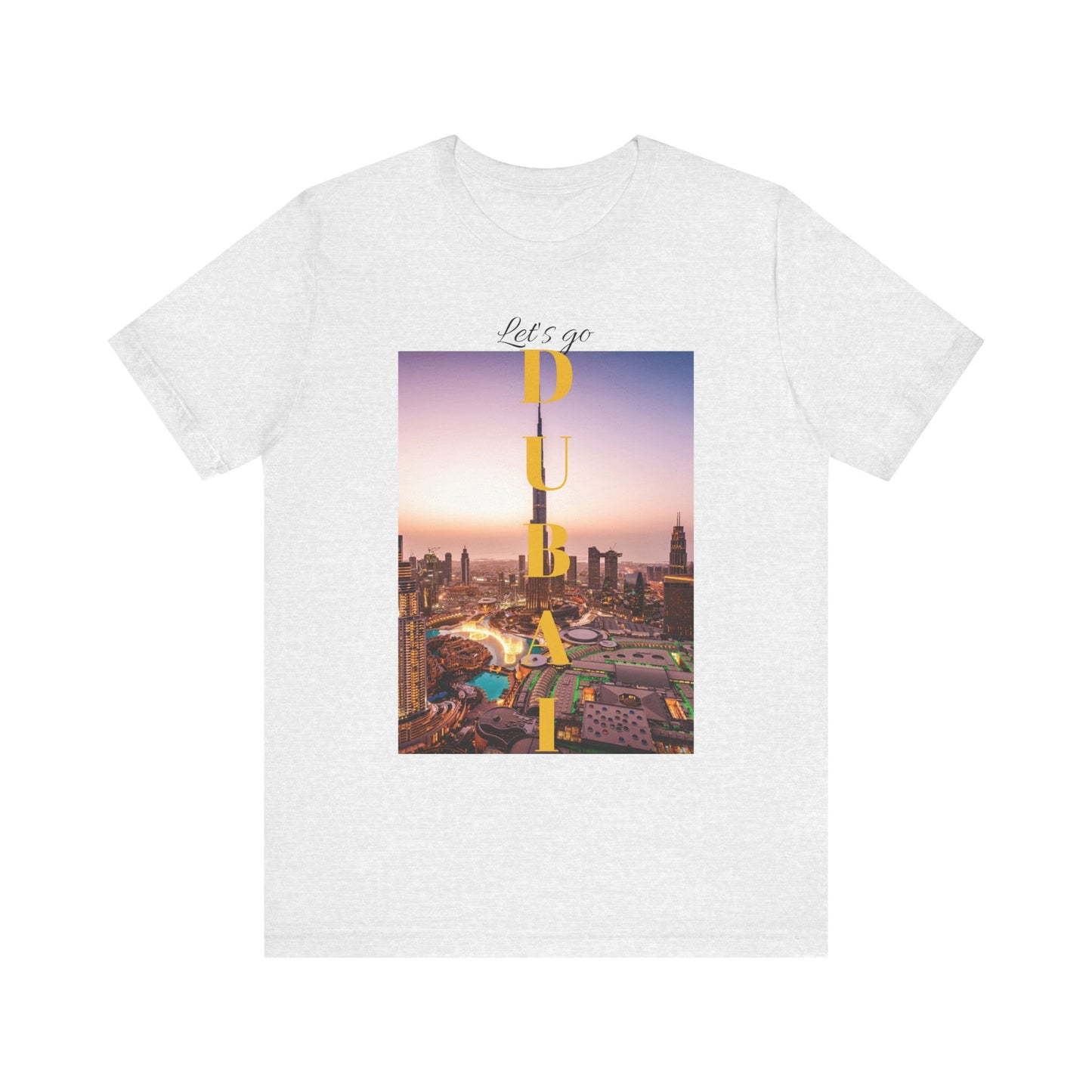 Dubai Print Unisex Jersey Short Sleeve Tee