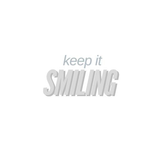 Keep It Smiling Unisex Heavy Cotton Tee - Positive Vibes T-Shirt (BLACK)