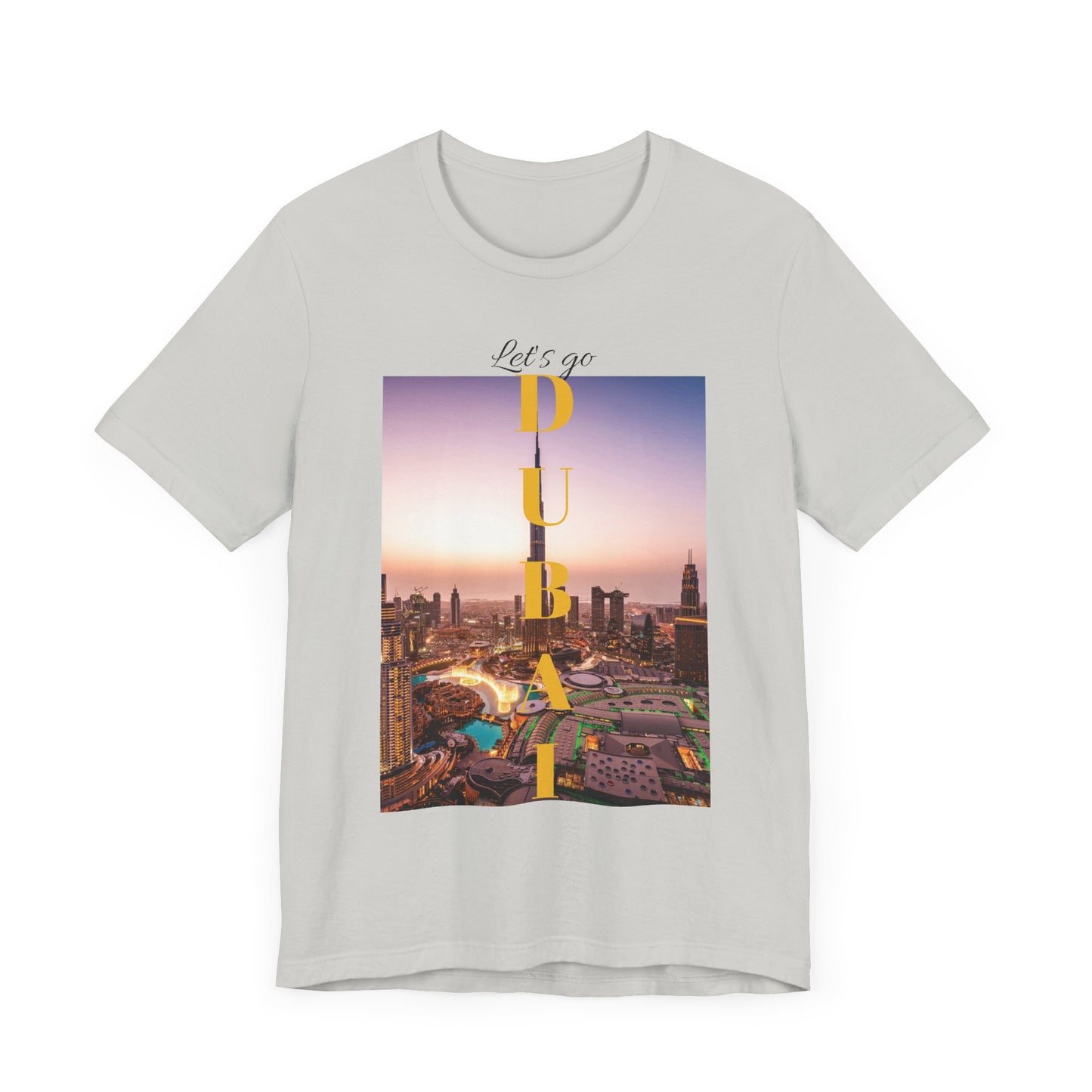 Dubai Print Unisex Jersey Short Sleeve Tee