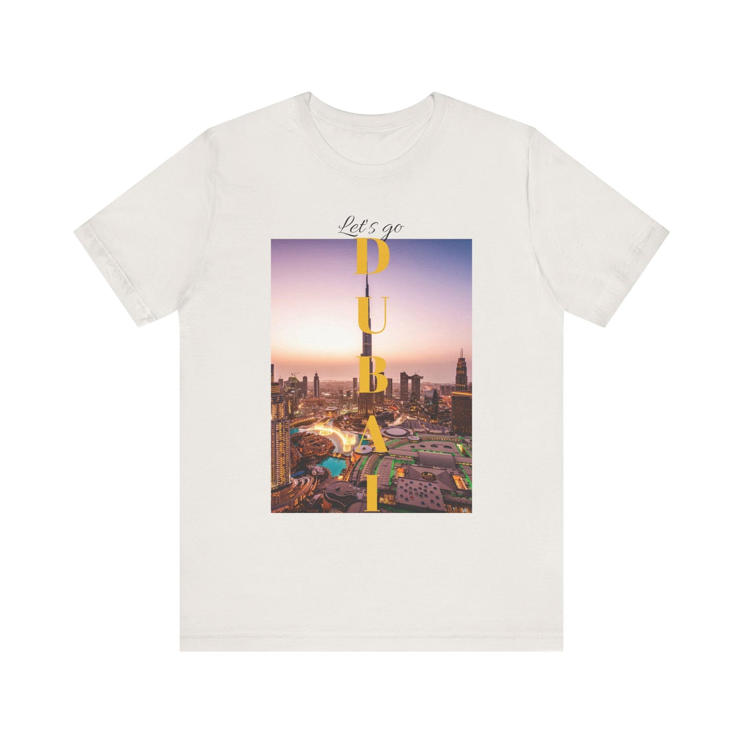 Dubai Print Unisex Jersey Short Sleeve Tee