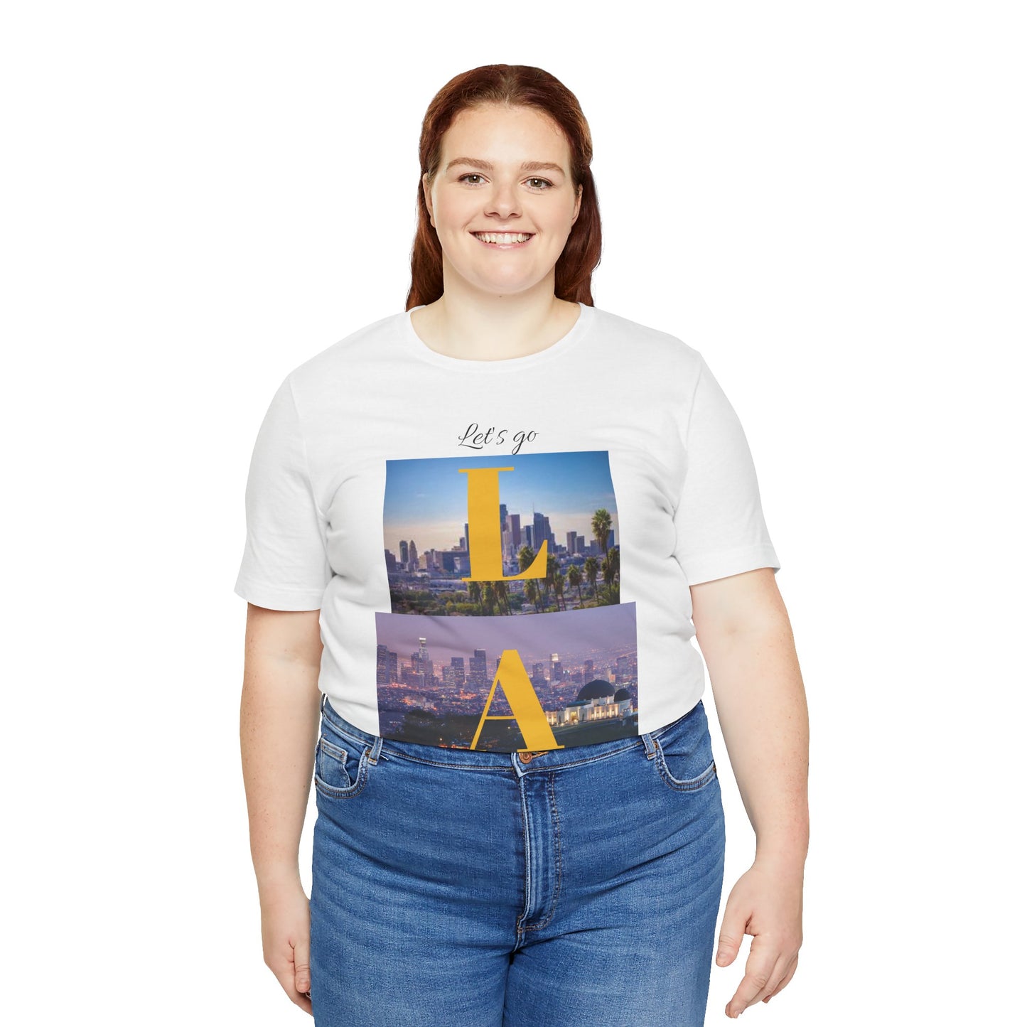 Los Angeles Print Unisex Jersey Short Sleeve Tee