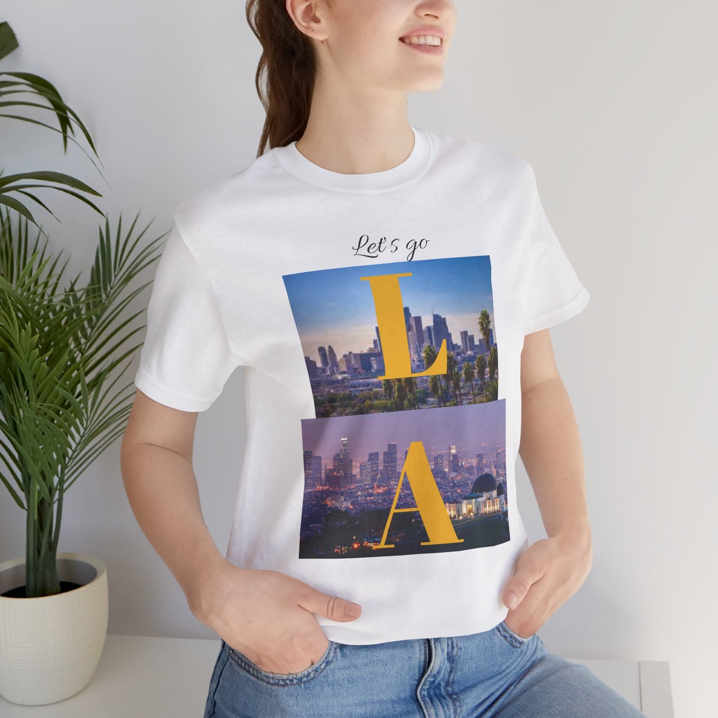 Los Angeles Print Unisex Jersey Short Sleeve Tee