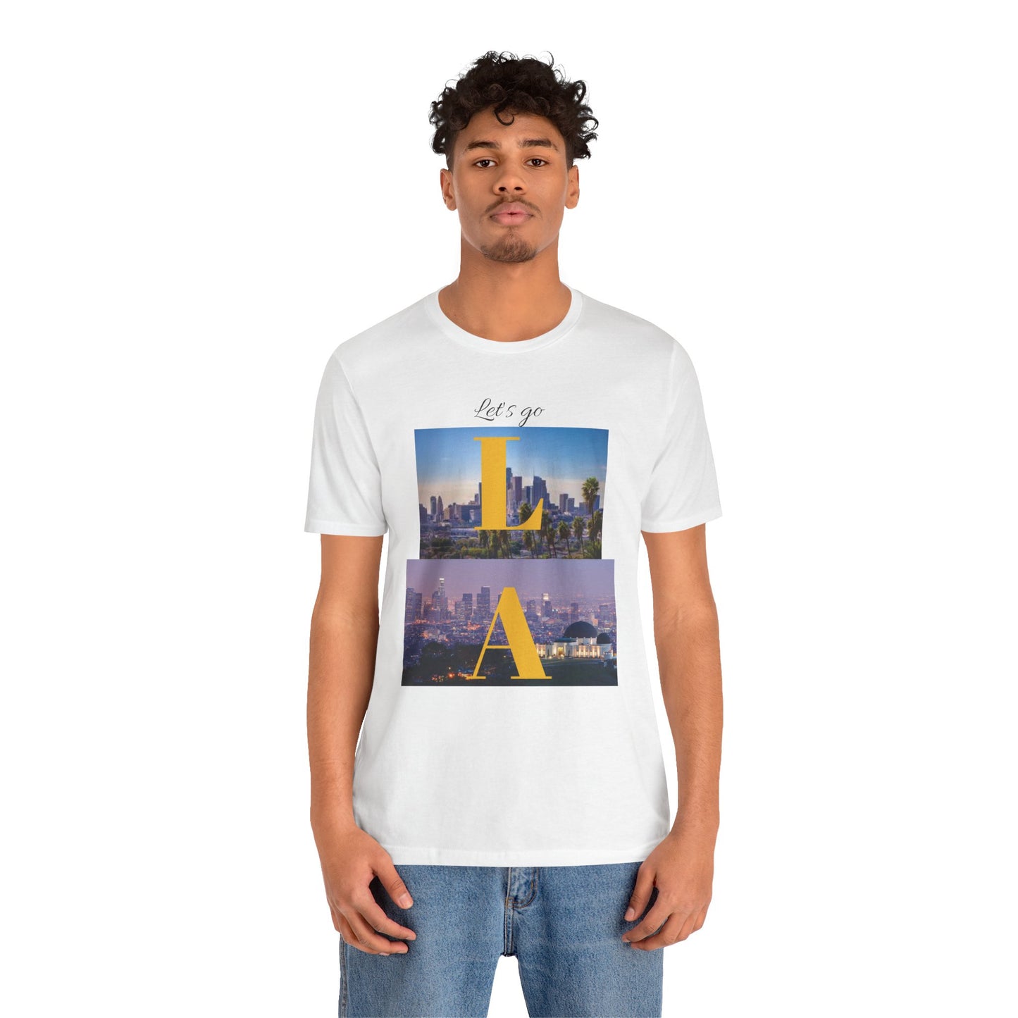 Los Angeles Print Unisex Jersey Short Sleeve Tee