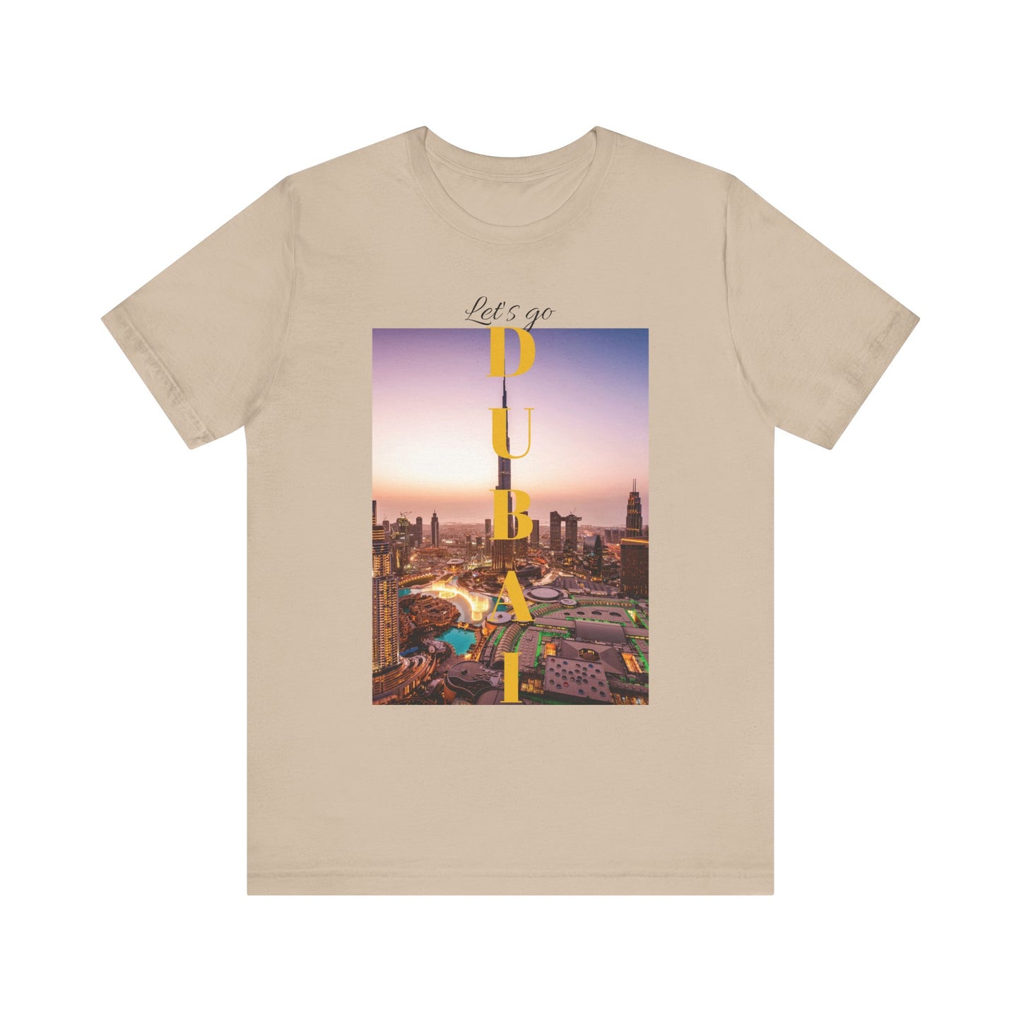 Dubai Print Unisex Jersey Short Sleeve Tee