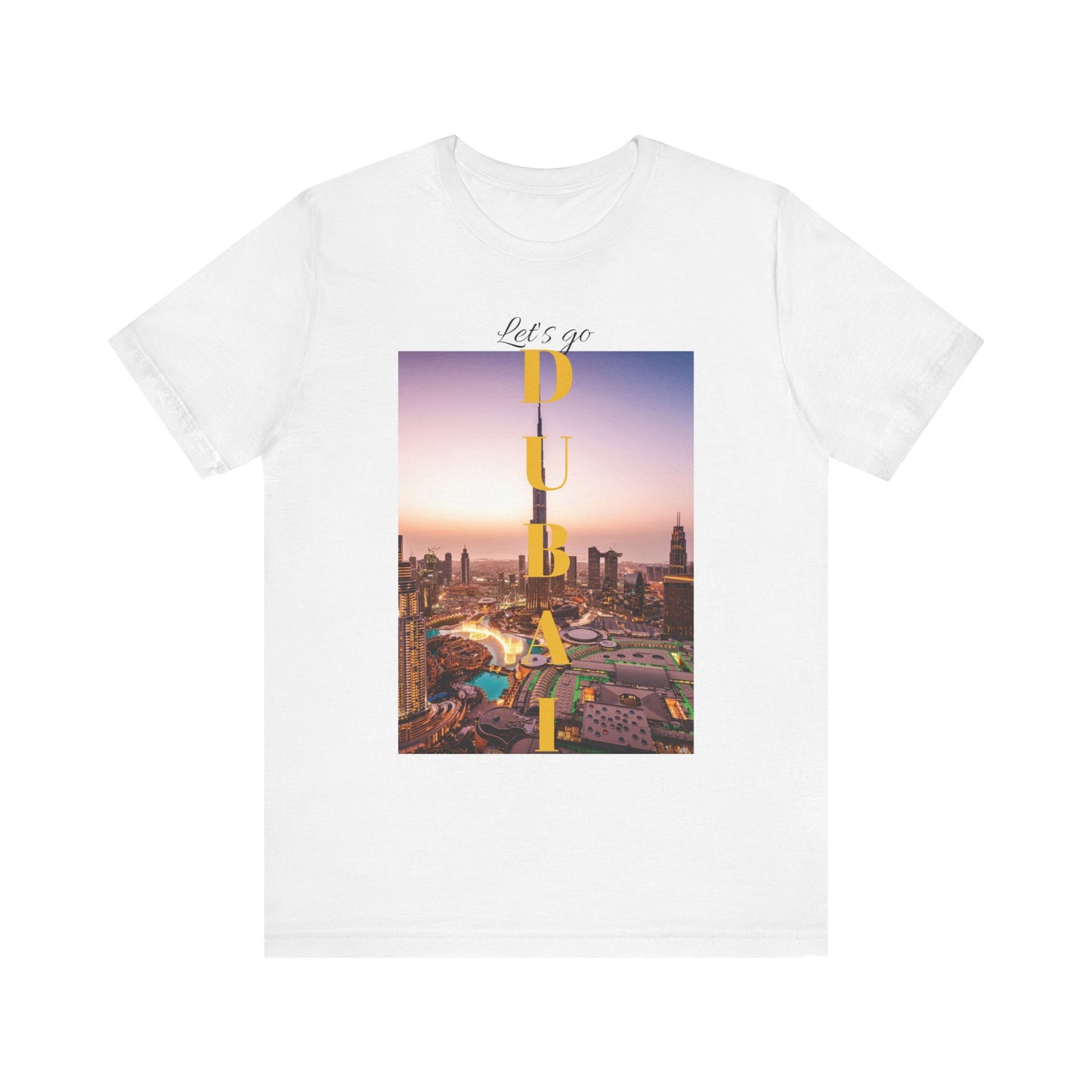 Dubai Print Unisex Jersey Short Sleeve Tee