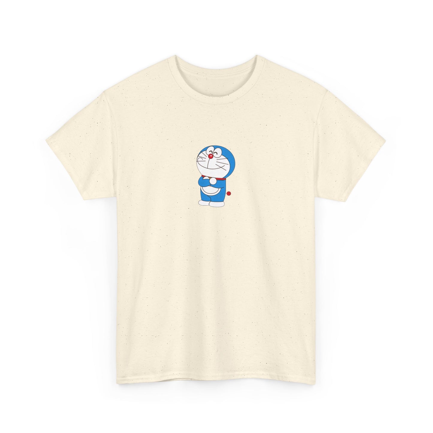 Doraemon Unisex Heavy Cotton Tee - Fun & Comfortable Tee for Anime Lovers