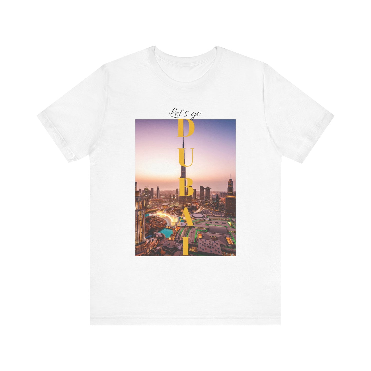 Dubai Print Unisex Jersey Short Sleeve Tee